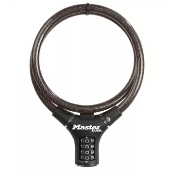 Cabo de segurança MASTER LOCK 8229EURDPRO preto 0,9 m