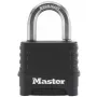 Cadeado MASTER LOCK M178EURD 57 mm de largura corpo em zinco Excell combinação autorregulável preto