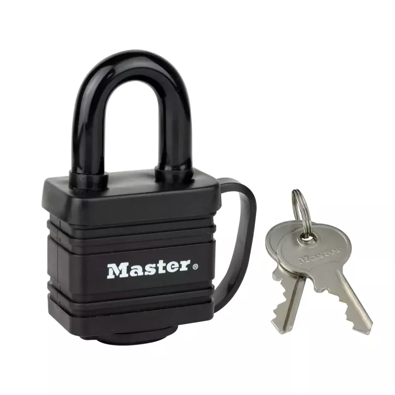 Cadeado MASTER LOCK 7804EURT 2 x 40 mm aço laminado preto