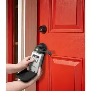 Cofre portátil MASTER LOCK 5420EURD fechadura de combinação cinzento