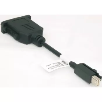Adaptador de cabo PNY mDP para DVI-D Single Link QSP-MINIDP/DVIV3 — ficha Mini DisplayPort (mDP) para conector fêmea DVI-D