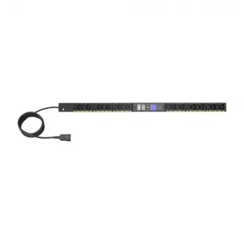 Unidade de distribuição de energia PDU Eaton EVMAFC20A 24 tomadas AC 22,5HE preto