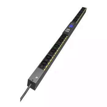 Unidade de distribuição de energia PDU Eaton EVMAFC20A 24 tomadas AC 22,5HE preto