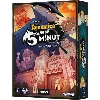 Jogo de tabuleiro Rebel GXP-891805 Mystery in 5 Minutes — jogo de dedução rápido