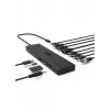 Docking station para portátil Port Replicator Port Designs 901906-W USB 3.2 Gen 2 Type-C preto