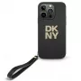 Capa rígida DKNY DKHCP16XPBSWSK para iPhone 16 Pro Max 6,9 polegadas – preta com alça de mão