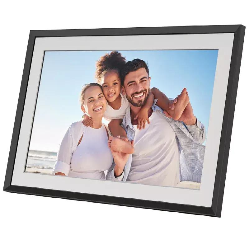 Moldura digital AgfaPhoto APF1000WIFI 10 polegadas (25,4 cm) IPS 1280x800 ecrã tátil Wi‑Fi 32 GB MicroSD USB‑C preta