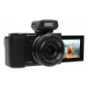 Câmara compacta AgfaPhoto Realishot C110 – 24 MP, 1/3,06 polegadas CMOS, zoom ótico 3x, 4K, WLAN, ecrã tátil 2,8 polegadas, preta