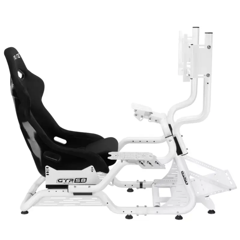 Suporte para monitor de simulador de voo/corrida Oplite OP-SMS-GTRW branco 40 polegadas
