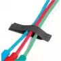 Organizador de cabos Velcro ONE-WRAP fita plana 16 x 70 mm preto, unidade