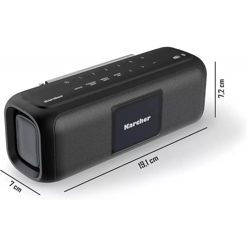 Rádio DAB Karcher DAB GO