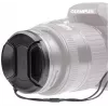 Tampa de objetiva KAISER 6835 para máquina fotográfica digital, plástico, diâmetro 5,5 cm, preto