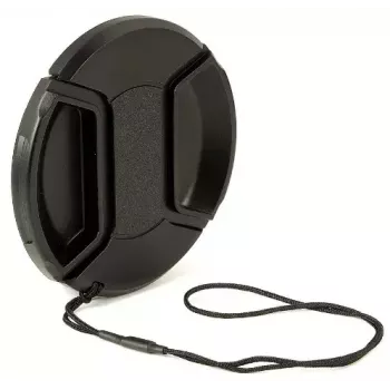 Tampa de objetiva KAISER 6835 para máquina fotográfica digital, plástico, diâmetro 5,5 cm, preto