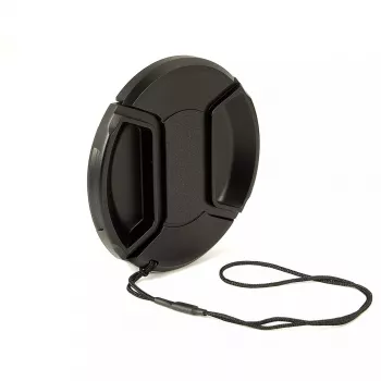 Tampa de objetiva Kaiser Fototechnik Snap-On 58 mm preto diâmetro 5,8 cm