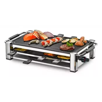 Grelhador de raclette Rommelsbacher RCC 1500 1500 W cromado