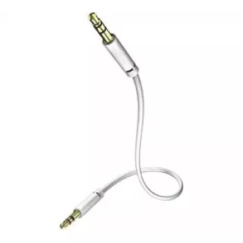 Cabo de áudio Inakustik 0,5 m Star MP3 3,5 mm 2 x RCA branco