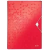 Pasta com bolsas Leitz WOW vermelho A4 polipropileno PP
