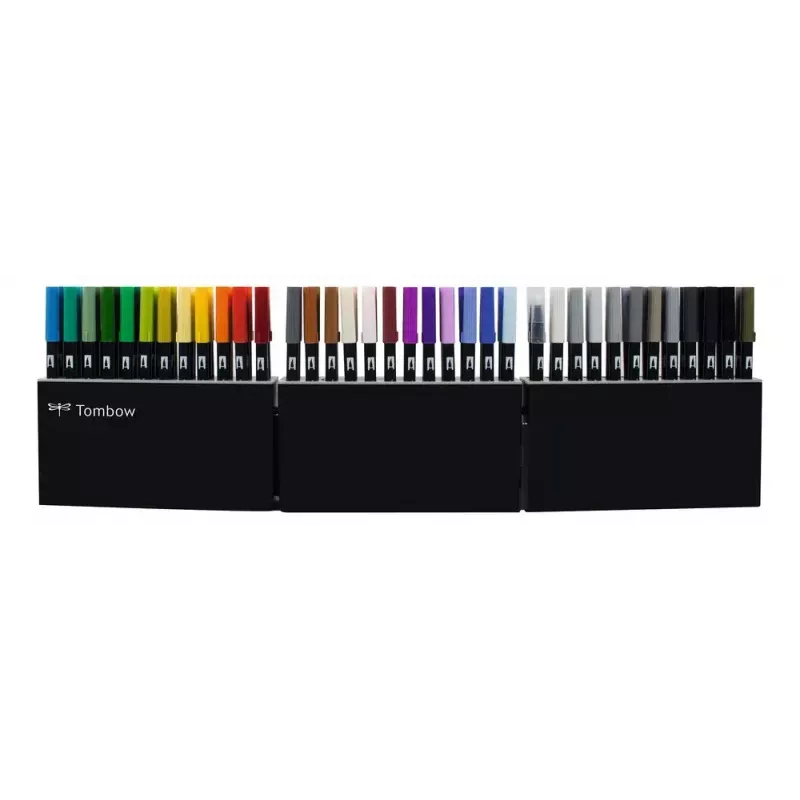 Marcador Tombow ABT-108C 107 unid. ponta pincel e ponta fina multicolor