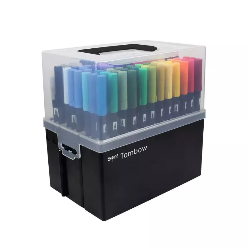 Marcador Tombow ABT-108C 107 unid. ponta pincel e ponta fina multicolor