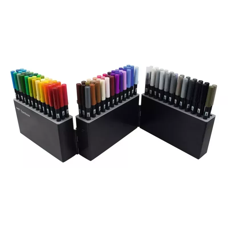 Marcador Tombow ABT-108C 107 unid. ponta pincel e ponta fina multicolor