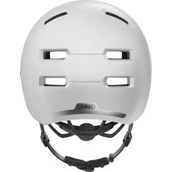 Capacete de meia concha ABUS Skurb branco construção In-Mold