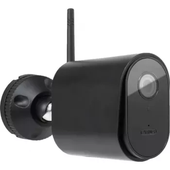Câmara de vigilância IP dome ABUS PPIC54520B 4K (3840x2160) exterior com fios e sem fios montagem na parede, 4 mm, 1 lx, 85°×45°