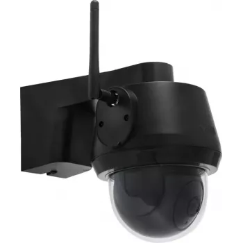Câmara de vigilância IP dome ABUS PPIC52520B exterior com fios e sem fios 4K 3840x2160 8MP 4 mm 1/2.8 polegadas CMOS montagem na parede preto