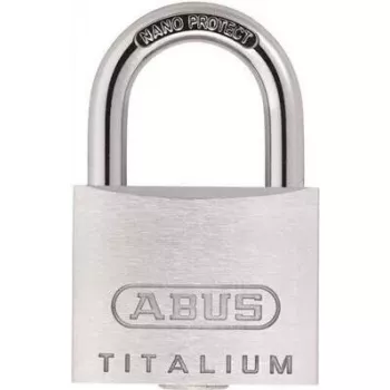Cadeado ABUS Titalium 64TI/40, conjunto com 4 cadeados de chave igual e 5 chaves, arco 40 mm