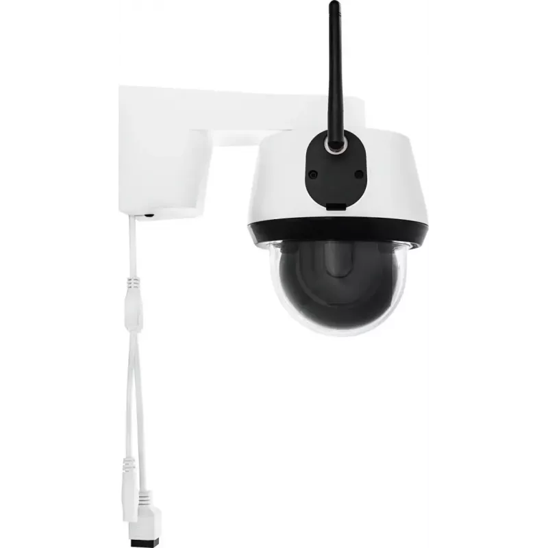 Câmara de vigilância IP dome ABUS PPIC52520 exterior com fios e sem fios 4K 3840x2160 4 mm objetiva 1 lx montagem na parede