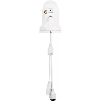 Câmara de vigilância IP dome ABUS PPIC54520 exterior com fios e sem fios 4K 3840x2160 4 mm objetiva 85° horizontal 1 lx branco