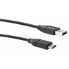 Cabo USB Schwaiger CK 3141 USB 3.2 Gen 1 1m USB A USB C preto