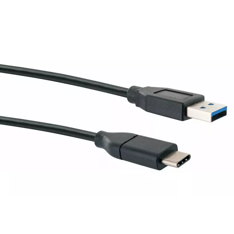 Cabo USB Schwaiger CK 3141 USB 3.2 Gen 1 1m USB A USB C preto