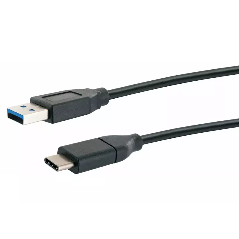 Cabo USB Schwaiger CK 3141 USB 3.2 Gen 1 1m USB A USB C preto