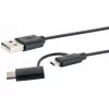 Cabo USB Schwaiger CK 3112 USB 2.0 1m USB A Micro-USB B preto