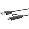 Cabo USB Schwaiger CK 3112 USB 2.0 1m USB A Micro-USB B preto
