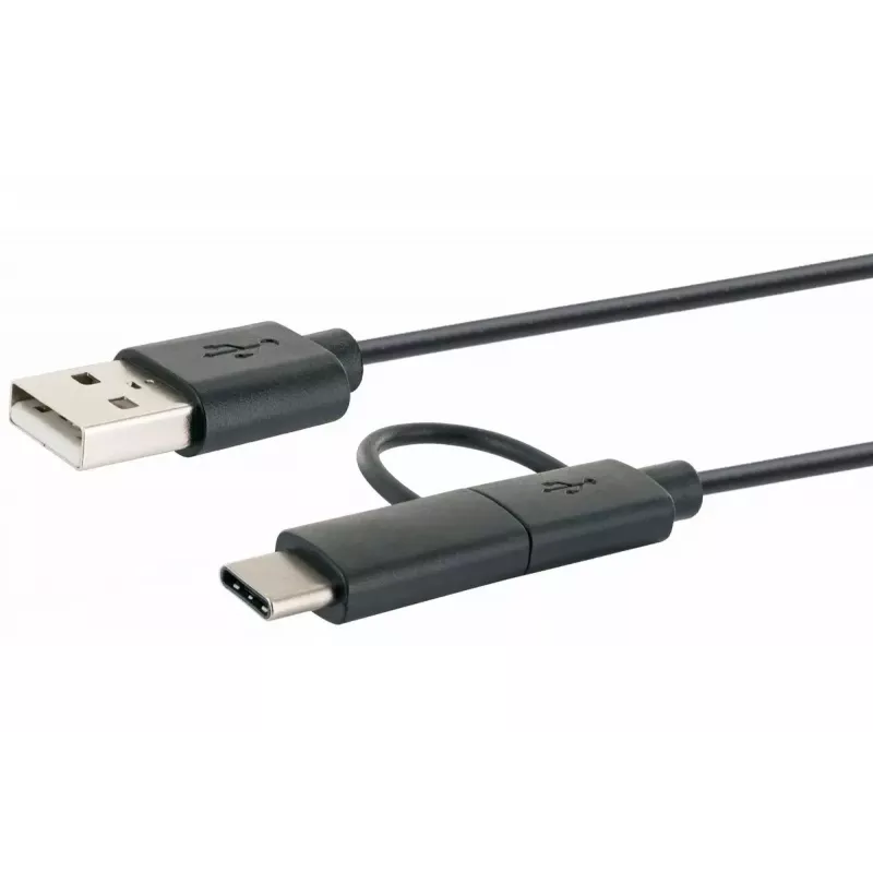 Cabo USB Schwaiger CK 3112 USB 2.0 1m USB A Micro-USB B preto
