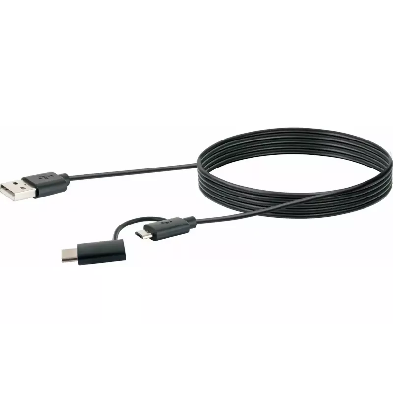 Cabo USB Schwaiger CK 3112 USB 2.0 1m USB A Micro-USB B preto