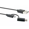 Cabo USB Schwaiger CK 3112 USB 2.0 1m USB A Micro-USB B preto