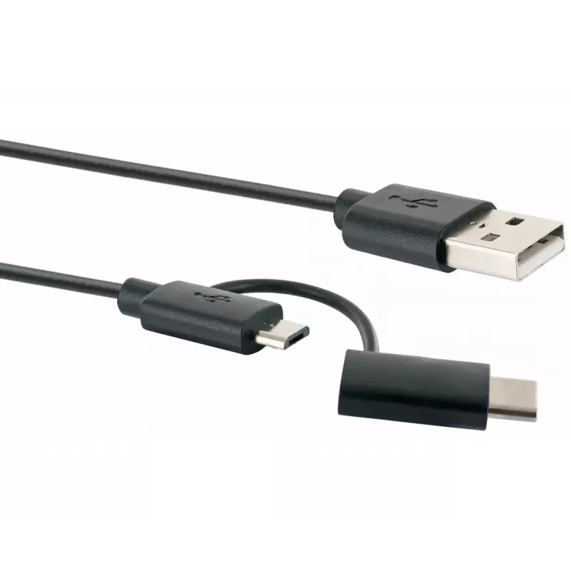 Cabo USB Schwaiger CK 3112 USB 2.0 1m USB A Micro-USB B preto