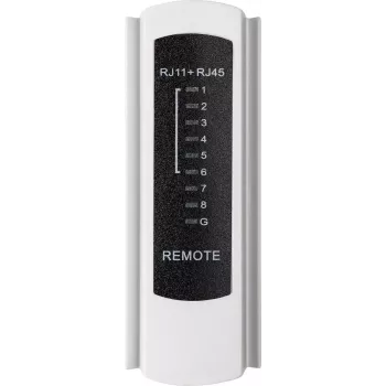 Testador de cabos de rede Schwaiger NWM1 531 RJ-11 RJ-45 preto branco