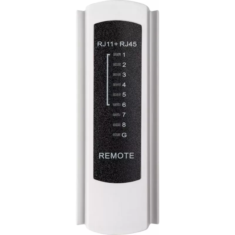 Testador de cabos de rede Schwaiger NWM1 531 RJ-11 RJ-45 preto branco