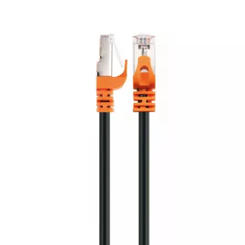Cabo de rede Schwaiger CKO7050 531 RJ-45 Cat7 5 m preto laranja