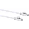 Cabo de rede SCHWAIGER CKB6300 052 — Cat6 SF/UTP (S-FTP), RJ-45 para RJ-45, 30 m, branco