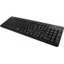 Teclado sem fios Schwaiger WKB1000 013 QWERTZ alemão preto