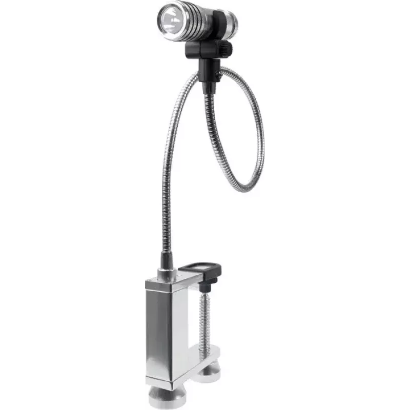 Luminária para grelhador Schwaiger GLED0030 preto prateado alumínio borracha pilha 0,5 W