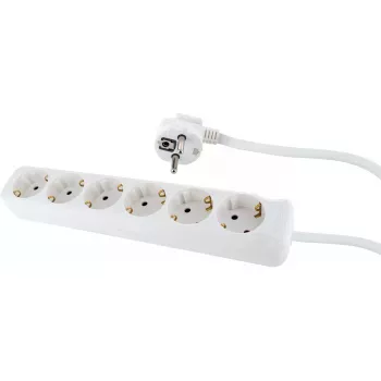 Extensão elétrica Schwaiger STSL0614 1,4m 6 tomadas interior branco