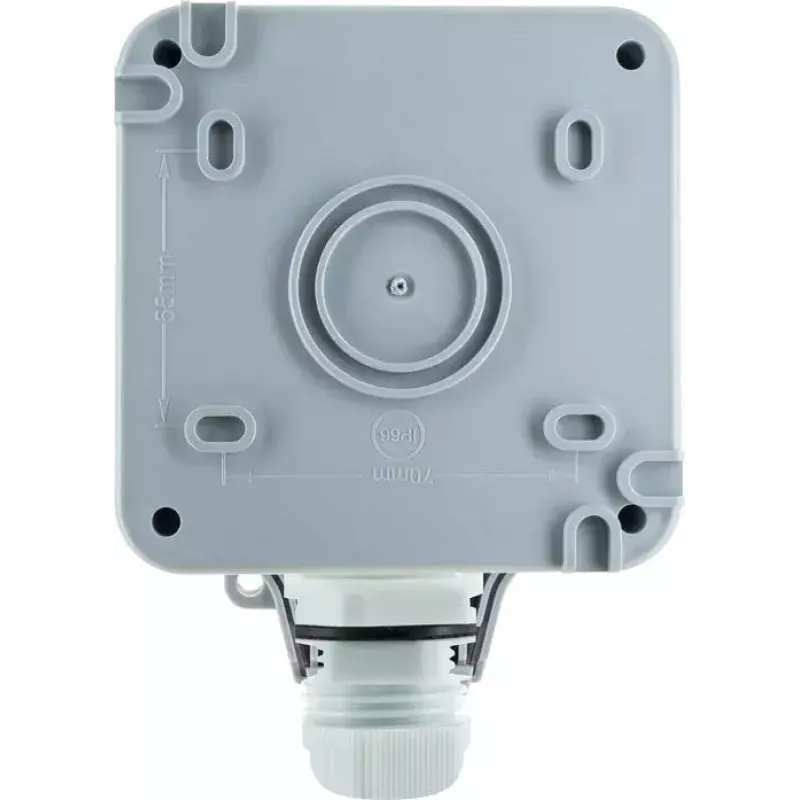 Tomada Schwaiger SOAD0100 cinzento IP66 230V 16A