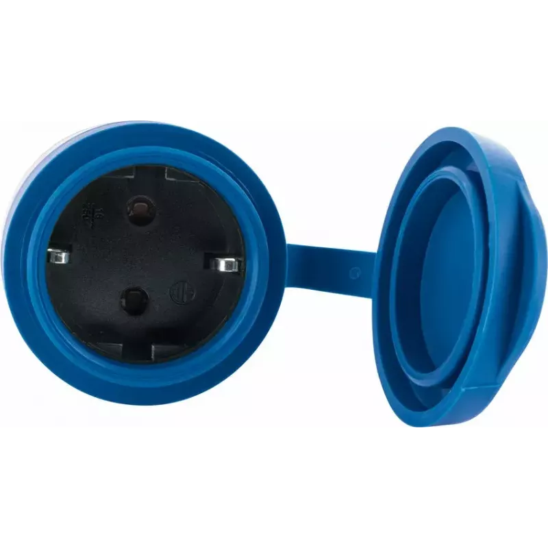Tomada Schwaiger SOAW0044 azul cinzento IP44 230V 16A