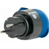 Tomada Schwaiger SOAW0044 azul cinzento IP44 230V 16A