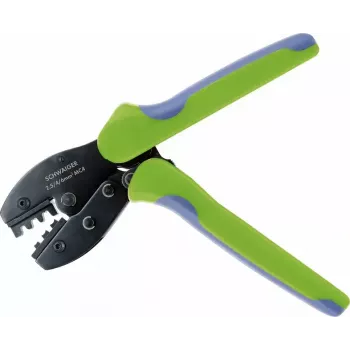 Alicate de cravar Schwaiger SOZG0100 preto azul verde 444g